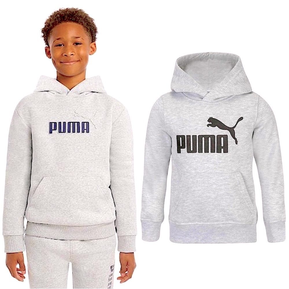 ✨ PUMA Toddler Gray Sweatshirts with Hooded & Logo - Size 4T